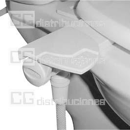 BIDET MANUAL PVC C/FLEXIBLE CROMO (JS-270 C) (003230)